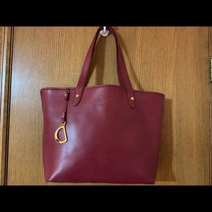 Polo leather tote